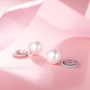 Elegant Silver Pearl Earrings